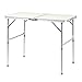 Bonnlo Table de Jardin Pliante Portable en Alliage d'Aluminium/ 3 Hauteurs Réglables/ 90x60x70cm/ Pliable pour la Terrasse, Le Camping, la Plage,Le Balcon,Le Bureau