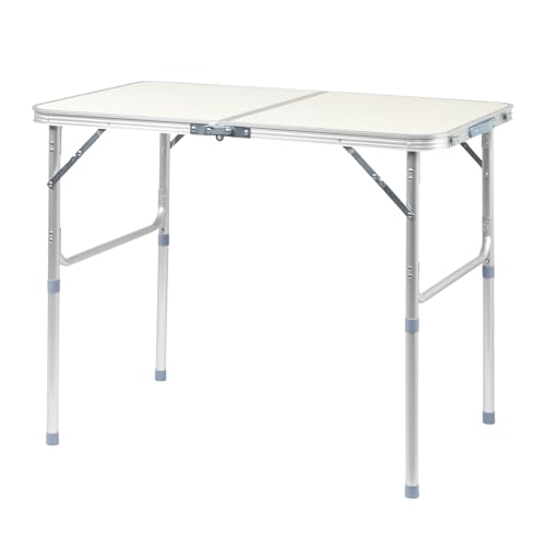 Bonnlo Table de Jardin Pliante Portable en Alliage...