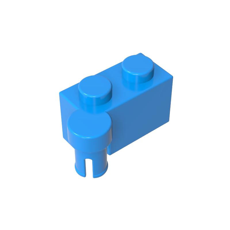 Gobricks 3830 Hinge Hinge Brick 1x4 [Upper] 50 Pieces GDS-810 Compatible with Lego Building Blocks Color:Dark Azure