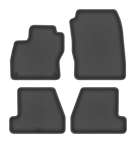 Tapis auto en velours Durban contre l'usure de moquette pour Ford Focus MK3 graphite