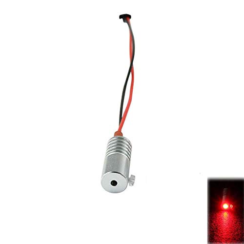 3Mm 5Meters/16Ft Pmma Optic Fiber Cable Side Glow With 12V 1.5W Led Aluminum Illuminator Light Source For Home Car Diy (Red) #TOP3