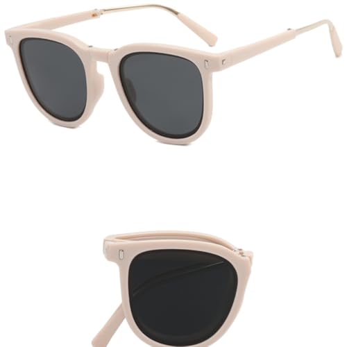 Lunettes de soleil pliables protection UV400 vintage pour l'extérieur