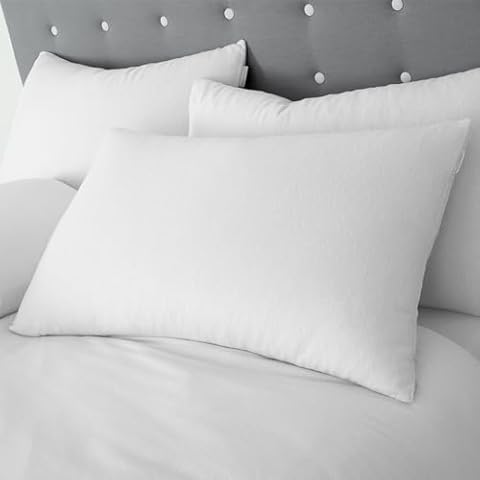 Catherine Lansfield White Brushed Cotton Pillowcase Pair Cover