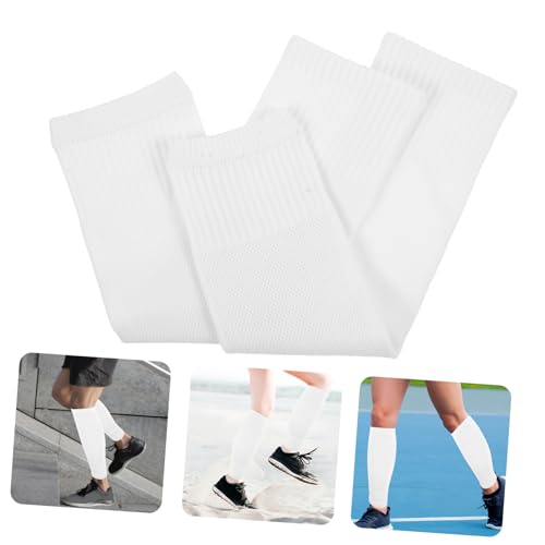Happyyami 1 Paar Fußball-Beinsocken Schienbeinschoner für Erwachsene Männer Wadenärmel Schienbeinschützer Fußball Schutzstrümpfe Fußsohle Wadensocken Gamaschen Beinsätze Mann Schutzhülle Pu