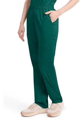 Image of Dickies EDS Signature Scrubs for Women, Elastic Waist Pull-On Cargo Pants for Women in Soft Brushed Poplin - 86106