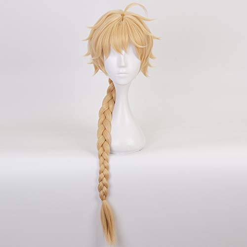 OSIAS Traveler Aether Sora Genshin Impact Cosplay Wig for Man and Boys (Traveler/Aether/Sora), Traveler/Aether/Sora Wig - Image 2