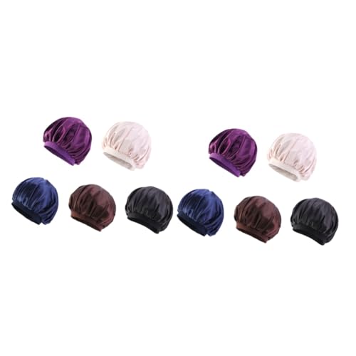 Bonnet en soie pour dormir et cocooning à la maison style café satin