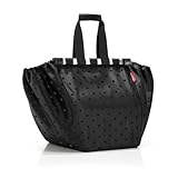 reisenthel easyshoppingbag glossy dots black – Vielseitiger Shopper – Im praktischen Design zum Zusammenrollen