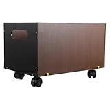 Organisation optimale : grâce à son grand volume intérieur, ce coffre de rangement à roulettes peut accueillir manuels scolaires et magazines. il fait office d'organiseur de bureau efficace et de boîte à livres à roulettes idéale pour les espaces restreints