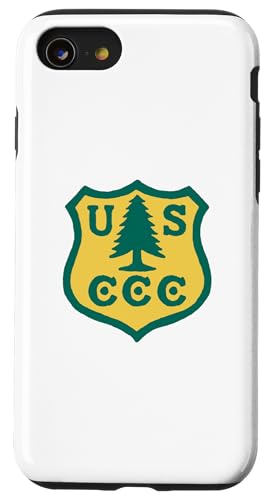 Vintage Civilian Conservation Corps Retro CCC Logo X}zP[X iPhone SE (2020) / 7 / 8 p