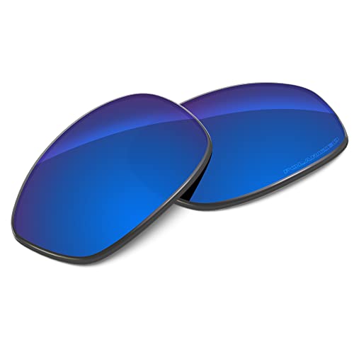 Image of Performance Replacement Lenses Compatible with Oakley Monster Dog Polycarbonate Polarized Etched-Sapphire Blue