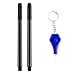 2 Pieces Invisible Inks Pen with LED Light for Secret Note Security Marking Secret Message Pen Stocking Fillers for