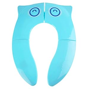 Ruspela Peuter Toilet Seat Pad Draagbare Potty Seat voor Peuter Past op de meeste toiletten voor Baby’s Peuters en…