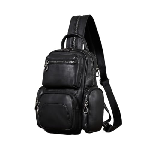 Sac de poitrine en cuir de vache de couche supérieure pour sécuriser vos affaires