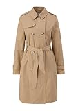 El ajuste es regular s.Oliver Trenchcoat, Gabardina De las mujeres, Brown, 40