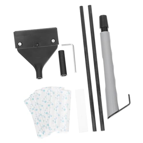 OUNONA 水槽藻類スクレーパー ファミリーアクアリウムクリーニングスクレーパー 水族館の藻類クリーナー 噴水 魚 ペット 水槽の掃除道具 水槽掃除道具 プラスチック Grey