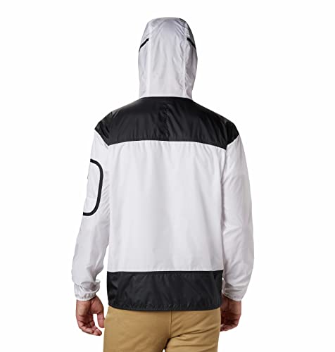 Columbia Men's Challenger Windbreaker, White/Black, Small #TOP1