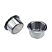 UTALIND 2 Pcs Metal Cup Holder Inserts Can Bottle Holder Replacement Container for Boat RV Car Truck Pontoon Sofa Table 3.31 Inch Inside Width