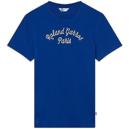 T-Shirt Roland Garros Homme Col Rond Coupe Droite Sportwear