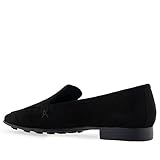 Aerosoles Women's PAYNES Loafer, Black Suede, 12