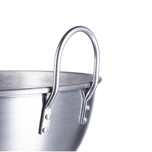 Passador Escorredor de Macarrão Grande Massa Lavador Profissional Resistente Cozinha nº 40 Alumínio