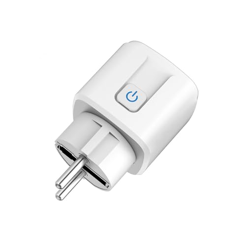 Prise Connectée WiFi 16A Intelligente - Contrôle Vocal & Application, Compatible Alexa,Google Home (2.4 GHz) - Surveillance Énergie, Minuterie,Compte à Rebours - Compatible Tuya,Smart Life