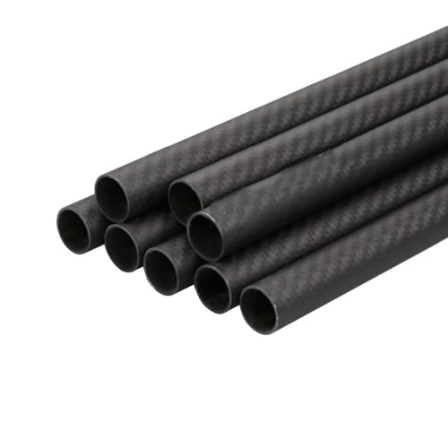 4pcs 18x14x550mm Carbon Fiber Tubes Carbon Fiber Square Tube