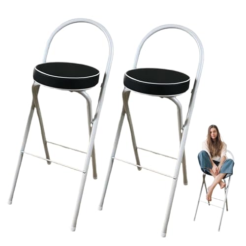 Tabouret de bar pliable avec dossier pour optimiser vos petits espaces