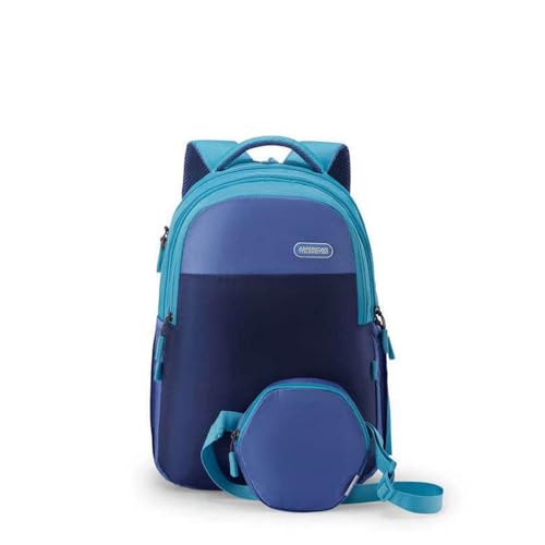 Image of American Tourister Zipper Hestia 3.0 Polyester Men's Backpack (Free Size, Green)