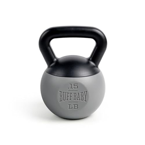 Image of Genuine Fred Buff Baby Kettlebell Rattle, Engaging and Sensory Rich Toy, Lightweight and Easy to Hold, Fun Gift for Fitness Enthusiast and New Parents