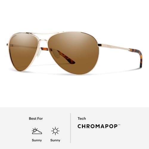 Image of SMITH Langley 2 Aviator Sunglasses - Medium Fit