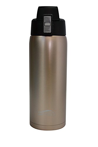 Aquatix Glittering Gold Insulated FlipTop Ultimate Sport Bottle 21 Ounce Pure Stainless Steel