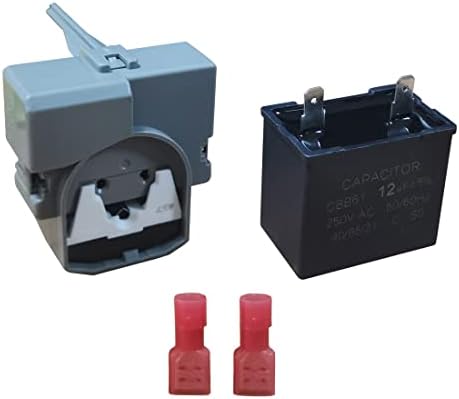 WP2319792 TSD2 Relay Begin Gadget and W10662129 Capacitor for Whirlpool Kenmore Fridge/Freezer Alternative Elements PS2362821 1547199 AH2362821