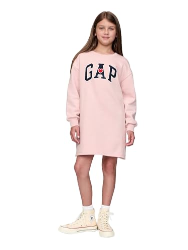 Image of Gap Girls' Logo Fleece Dress