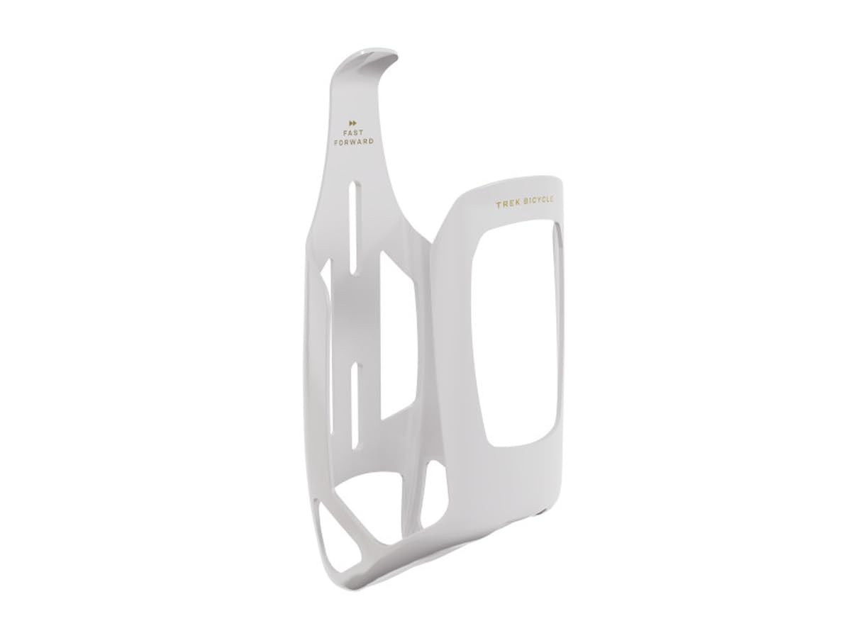 Trek RSL Aero Trinkflasche 591ml grau + Carbon Flaschenhalter weiß