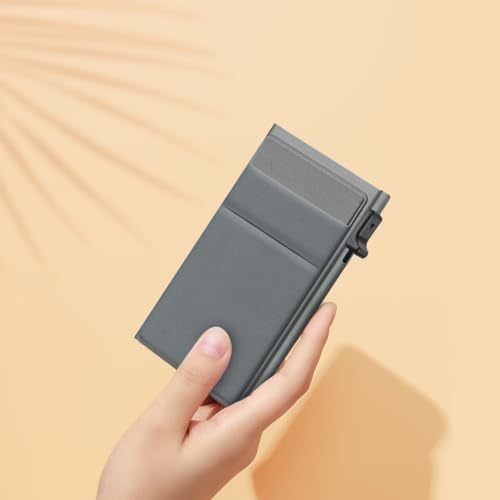 Men's Pop Up Card Holder,RFID Minimalist Business Wallet for Credit and Debit Cards in Daily Commutes​