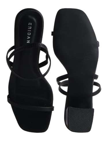 Image of ERIDANI Amaris Strappy Heels |Trendy Lightweight Durable Fashion Elegant Modern Design |Perfect Fit Soft Feel