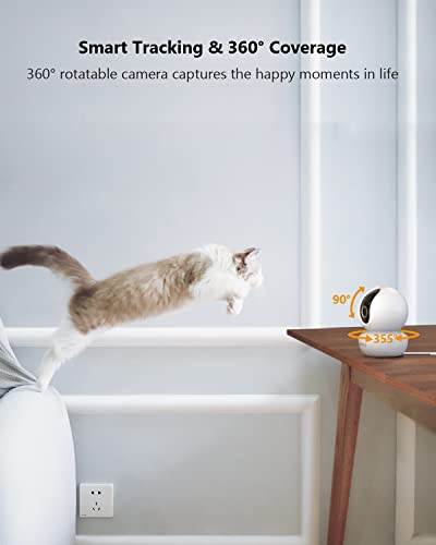 Security Camera Indoor And Outdoor 4Mp Kit For Home Security, Plug-In Wifi Camera (2.4G Only) Surveillance Camera With Night Vision, 2-Way Audio, Human Detection, Smart Tracking #TOP7