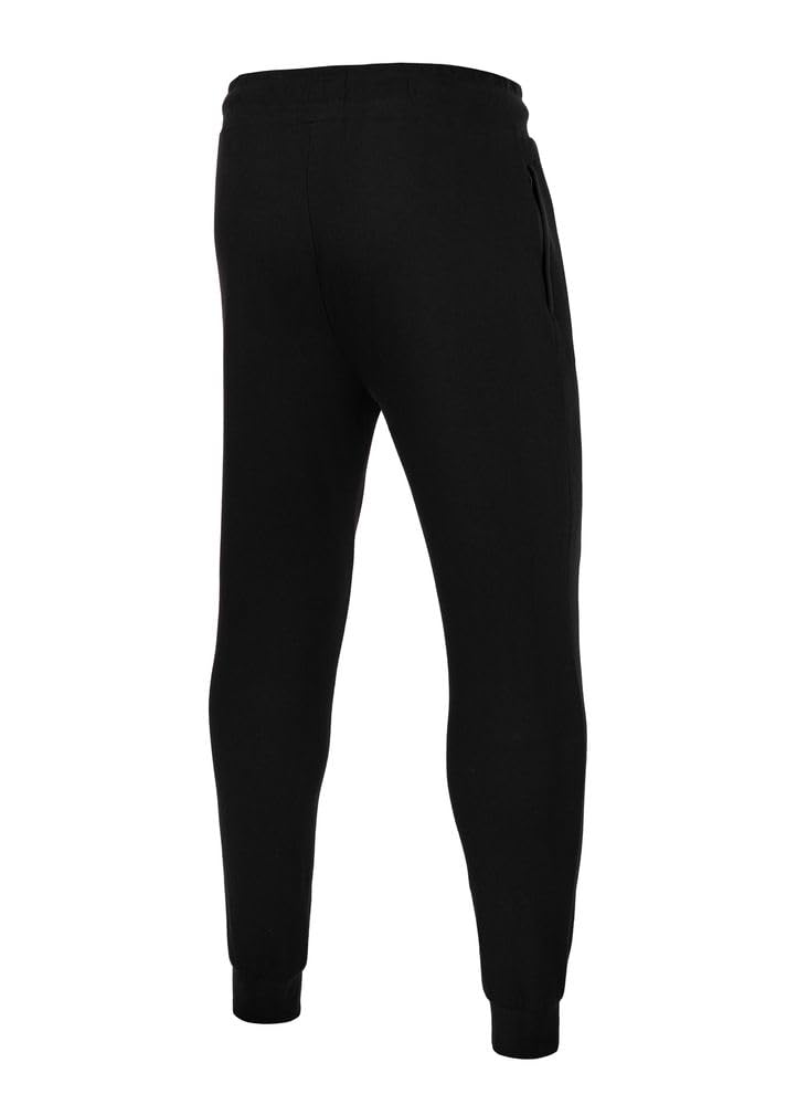 PITBULL - Pantalones de chándal largos para hombre, piqué rockey, pantalones de entrenamiento para hombre, corte normal, pantalones deportivos largos para hombre, dos bolsillos laterales, pantalones
