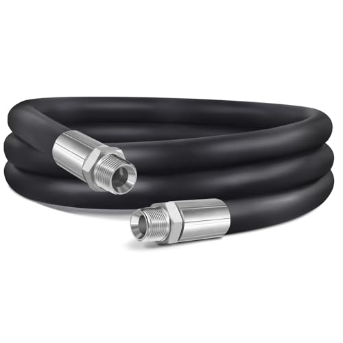 Boltigen 1 Inch NPT Fuel Transfer Hose 6FT Farm Fuel Transfer Pump Tank Tube Hose for Gasoline Biodiesel Dispensing Diesel Kerosene