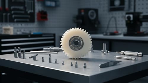 Image of Alomejor 36 Tooth Gear,Professional Nylon Electric Motor Gear,Outer Diameter 1.87 Inches for 500W Motors for DIY Enthusiasts Industrial Machinery Repair and Robotics Projects