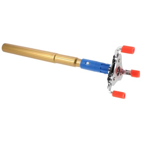 jojofuny Herramienta Extractora de Transductores de Humo Tamaño S, Accesorio de Aluminio Ligero con Poste de 30 Cm para Desmontaje E Instalación Segura en Detectores de Humo y Fuego, Kit
