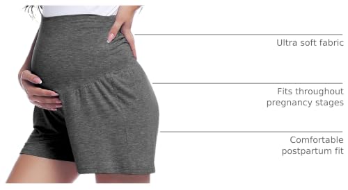 Image of Joyaria Women's Maternity Shorts Pajama Sleep Lounge Pregnancy Sleepwear