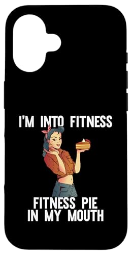 I'M INTO FITNESS PIE IN MY MOUTH Ӎ ̎q ~[ X}zP[X iPhone 16 p