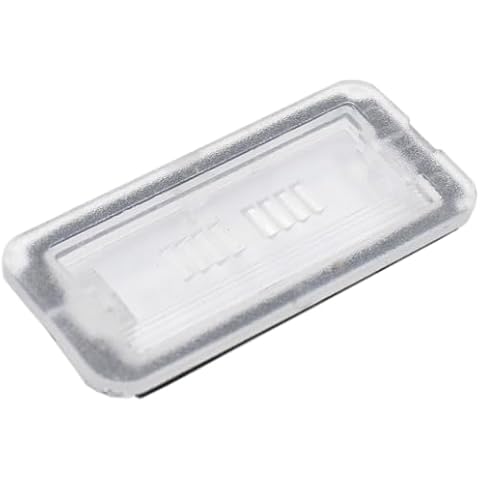 BIAREN Rear Number Plate Lamp Cover for Fiat 500 Cover