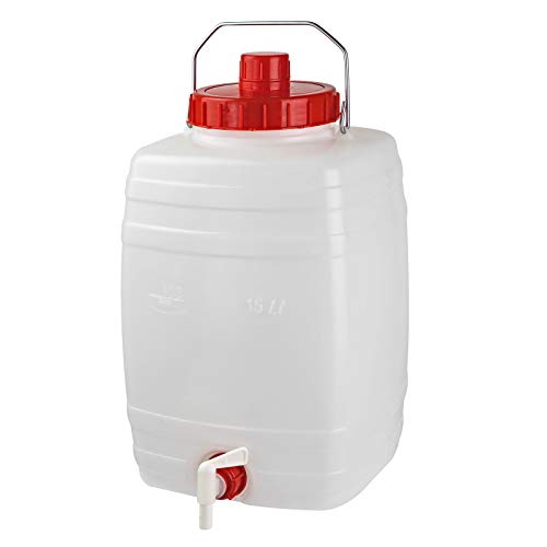 DeTec   Barril de fermentación de maíz para bebidas, 10 litros