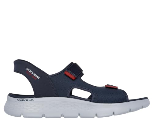 Image of Skechers Men's Slip-Ins: Go Walk Flex Easy Entry Sandal | Hands Free Slip-Ins, Contoured Goga Mat Footbed, Ultra Go Cushioning, Machine Washable