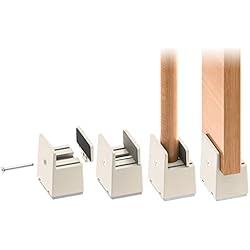 Somier Elevable Ikea RCHYFEED Elevador de Cama Patas de 5cm, Abrazadera de Tornillo Ajustable, 2 Pulgadas Elevadores de Muebles Resistente para Armario de Escritorio, Elevadores para Mesa Patas Somier Soporte de 4500kg