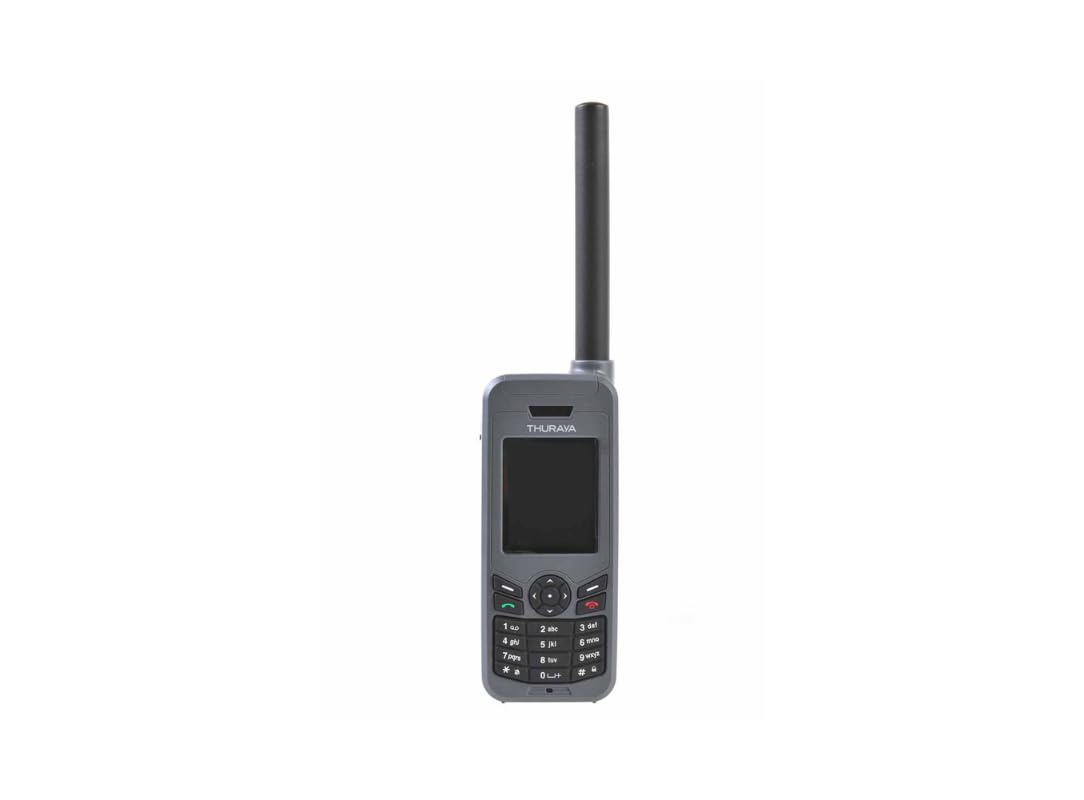 OSAT Telefono satellitare Thuraya XT-LITE + SIM Prepaid NOVA con 60 unità | Validità di 365 giorni | Copertura vocale e SMS per comunicazioni remote e di emergenza
