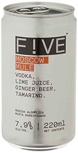 F ve Drinks Co Pack Moscow Mule Five 220ml - 4 latas